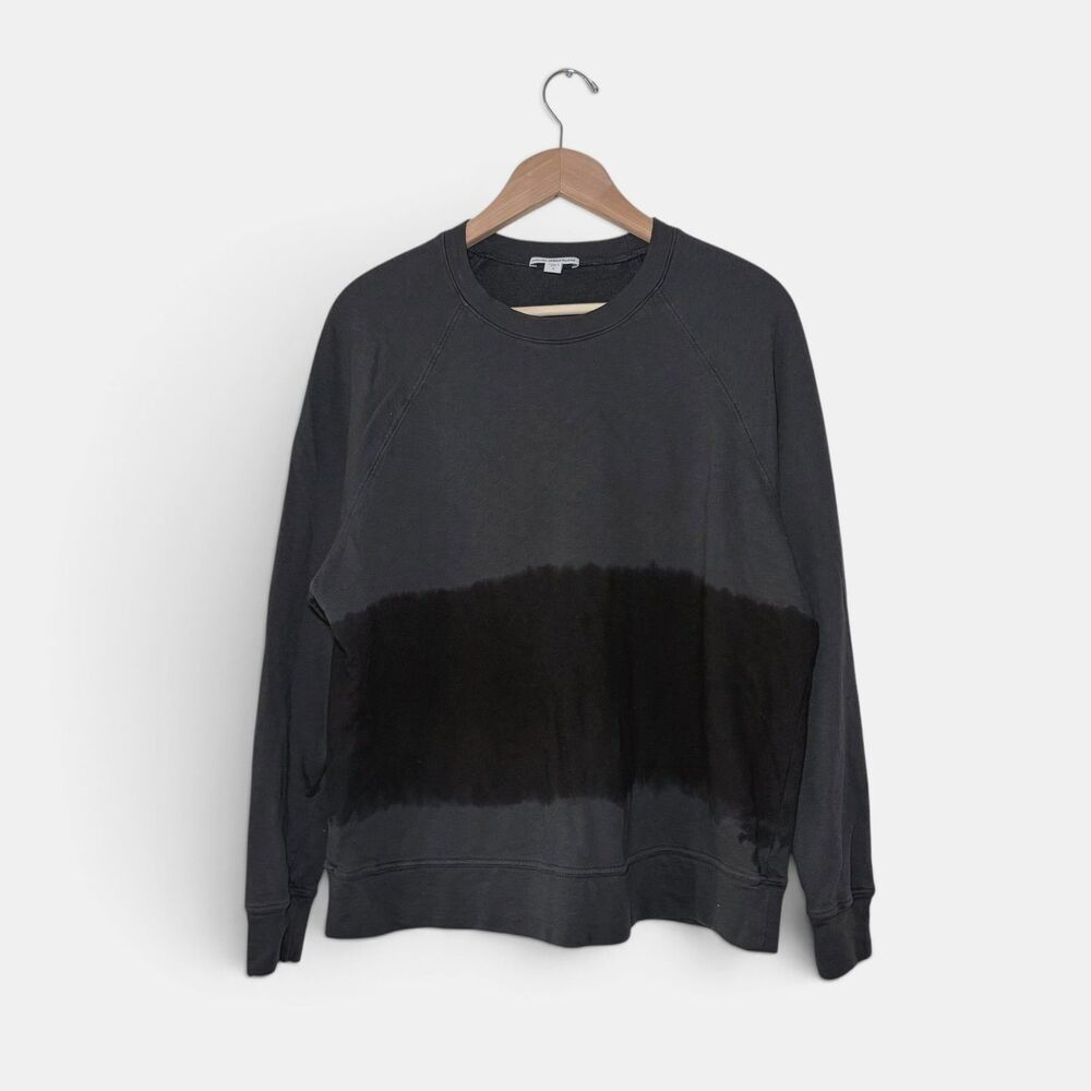James Perse Raglan Sweatshirt French Terry Top Supima Cotton Made in USA 1 (S)